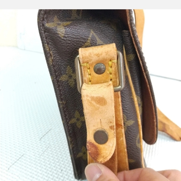 Louis Vuitton Cartouchiere MM Monogram Crossbody Brown Gold Zip Bag - Picture 8 of 16